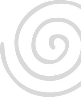 Simple gray spiral on black background