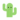 Happy cartoon cactus with arms