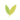 Two green leaves symbolizing vegetarianism