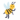 Cute cartoon bee with wings