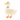 Cute cartoon duck with green collar