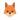Cute cartoon fox face illustration